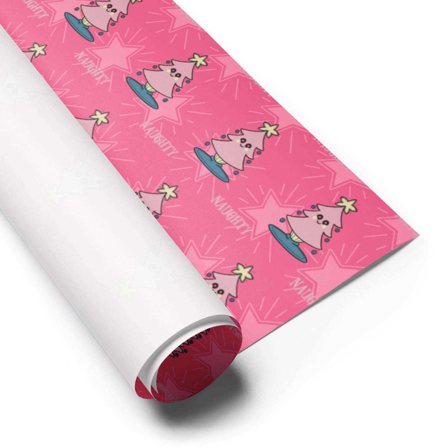 Naughty or Nice Wrapping Paper Set - Pinkberry